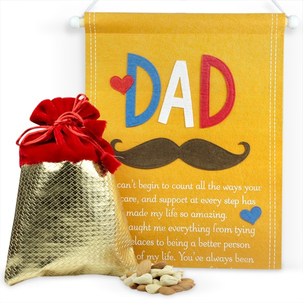 Quotation Scroll n Dryfruits Hamper